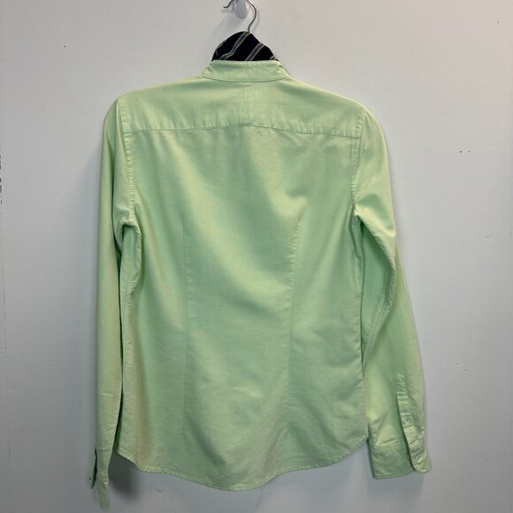 Rugby Ralph Lauren OCBD Button Down Shirt Green Size 2 - Picture 3 of 12